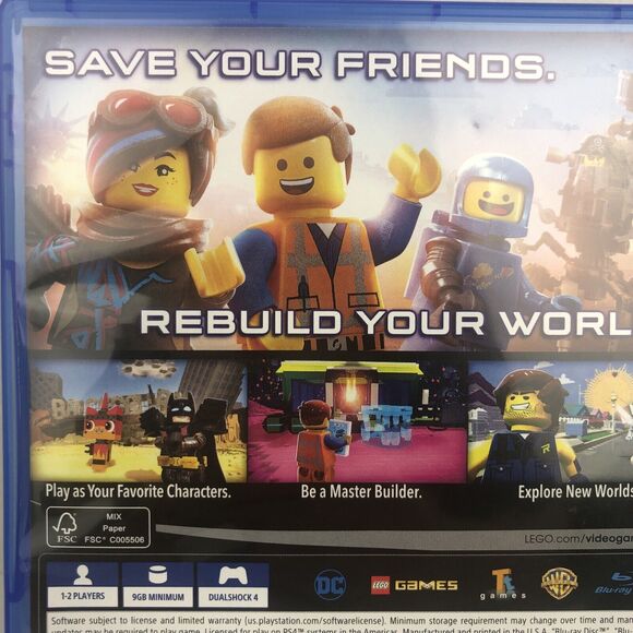 Lego PS4 The Lego Movie 2 Video Game Warner Brothers - Picture 5 of 9